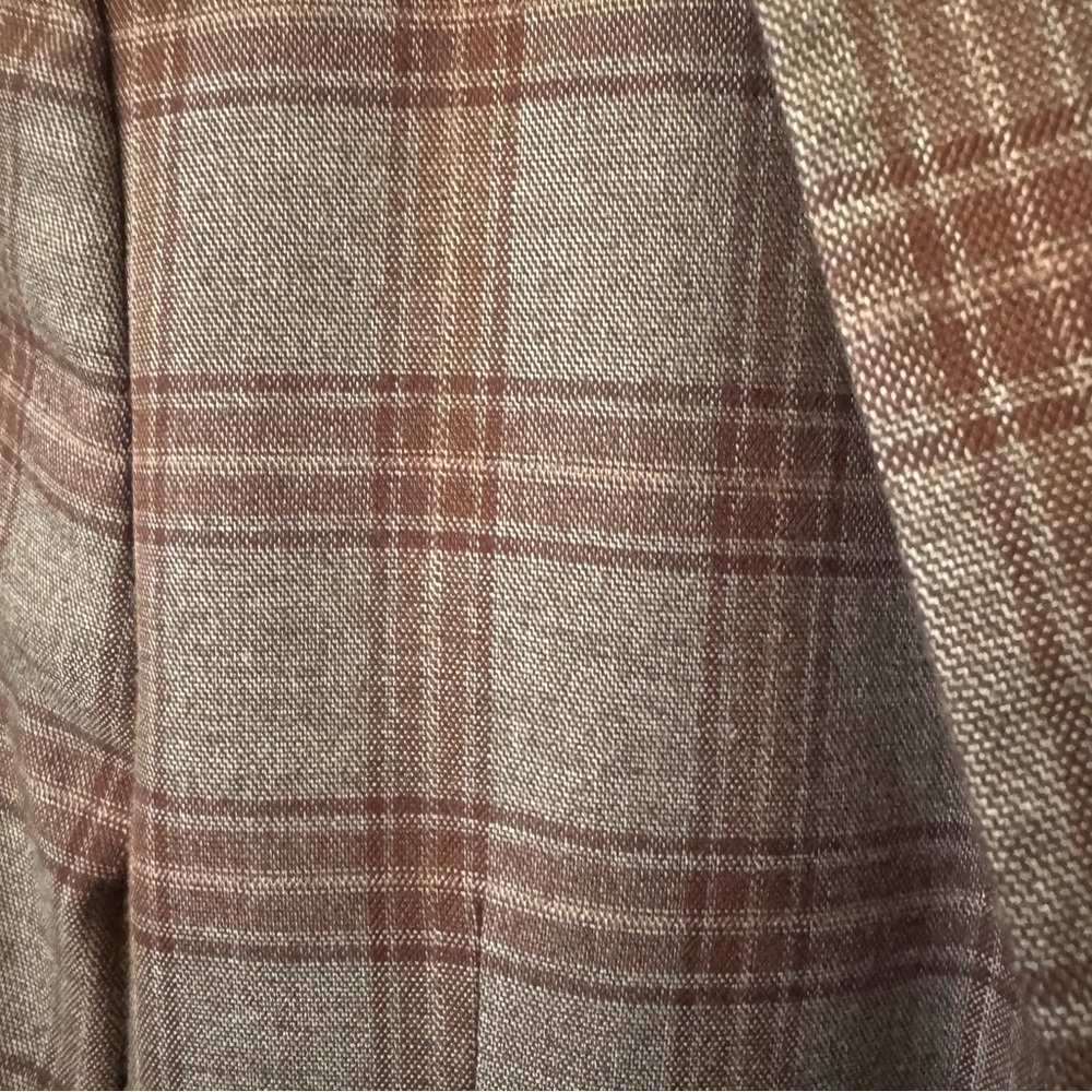 Nautica Modern Fit Men’s Sport Coat Blazer – Brown & Red Plaid – Size L50 $45 - Picture 2 of 10